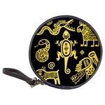 Mexican Culture Golden Tribal Icons Classic 20-CD Wallets