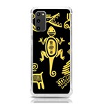 Mexican Culture Golden Tribal Icons Samsung Galaxy S20 6.2 Inch TPU UV Case