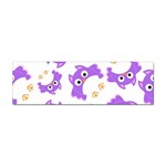 Purple Owl Pattern Background Sticker Bumper (100 pack)