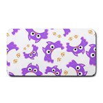 Purple Owl Pattern Background Medium Bar Mat