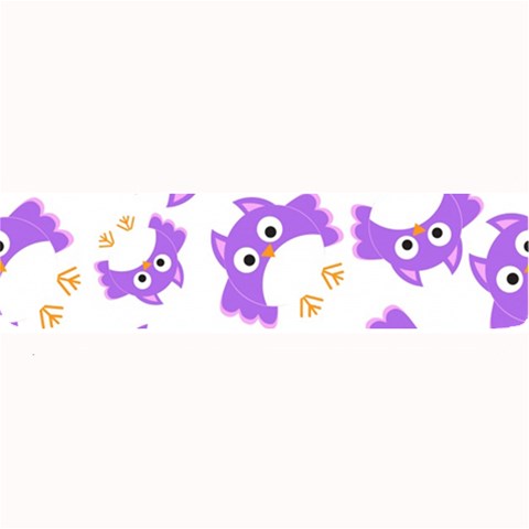 Purple Owl Pattern Background Large Bar Mat from ArtsNow.com 32 x8.5  Bar Mat