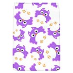 Purple Owl Pattern Background Removable Flap Cover (S)