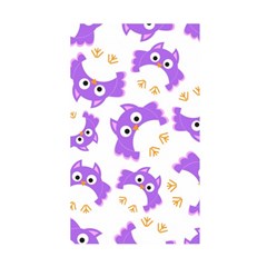 Purple Owl Pattern Background Duvet Cover Double Side (Single Size) from ArtsNow.com Back