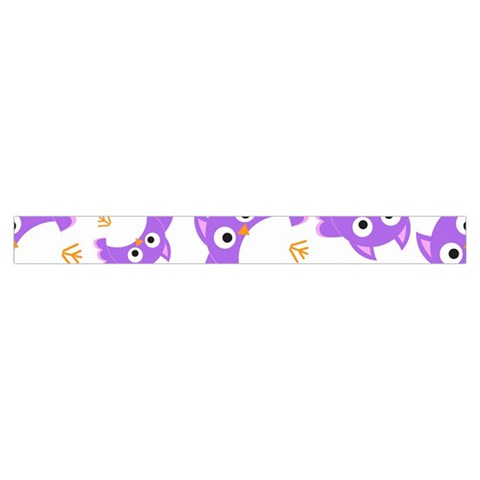 Purple Owl Pattern Background Zipper Large Tote Bag from ArtsNow.com Strap