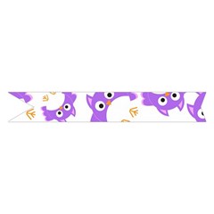 Purple Owl Pattern Background Midi Wrap Pencil Skirt from ArtsNow.com Hem