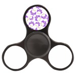Purple Owl Pattern Background Finger Spinner