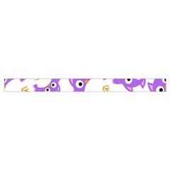 Purple Owl Pattern Background Wristlet Pouch Bag (Small) from ArtsNow.com Strap Outside