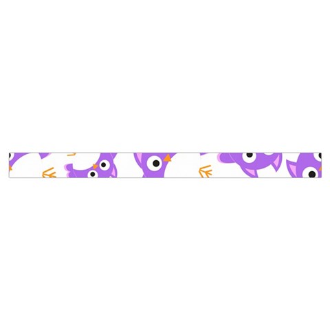 Purple Owl Pattern Background Wristlet Pouch Bag (Small) from ArtsNow.com Strap Inside