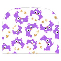 Purple Owl Pattern Background Make Up Case (Small) from ArtsNow.com Back