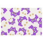 Purple Owl Pattern Background Banner and Sign 6  x 4 