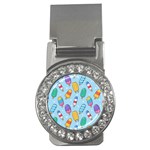 Cute Kawaii Ice Cream Seamless Pattern Money Clips (CZ) 