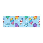 Cute Kawaii Ice Cream Seamless Pattern Sticker (Bumper)