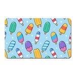Cute Kawaii Ice Cream Seamless Pattern Magnet (Rectangular)