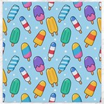 Cute Kawaii Ice Cream Seamless Pattern Canvas 16  x 16 