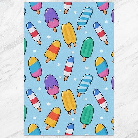 Cute Kawaii Ice Cream Seamless Pattern Canvas 24  x 36  from ArtsNow.com 23.35 x34.74  Canvas - 1