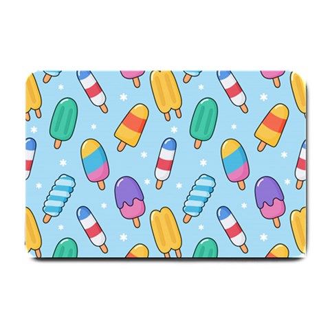 Cute Kawaii Ice Cream Seamless Pattern Small Doormat from ArtsNow.com 24 x16  Door Mat
