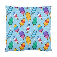 Cute Kawaii Ice Cream Seamless Pattern Standard Cushion Case (Two Sides) from ArtsNow.com Back