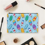 Cute Kawaii Ice Cream Seamless Pattern Cosmetic Bag (Medium)