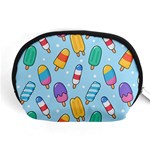 Cute Kawaii Ice Cream Seamless Pattern Accessory Pouch (Medium)