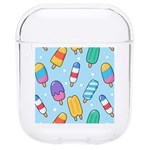 Cute Kawaii Ice Cream Seamless Pattern Hard PC AirPods 1/2 Case