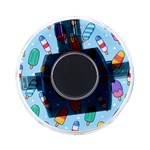 Cute Kawaii Ice Cream Seamless Pattern On-the-Go Memory Card Reader