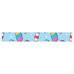 Cute Kawaii Ice Cream Seamless Pattern Make Up Case (Small) from ArtsNow.com Zipper Tape Back