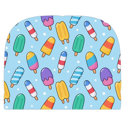 Cute Kawaii Ice Cream Seamless Pattern Make Up Case (Large) from ArtsNow.com Back
