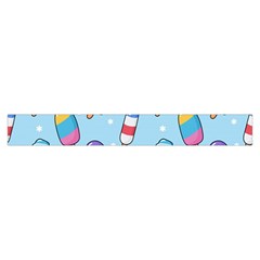 Cute Kawaii Ice Cream Seamless Pattern Make Up Case (Large) from ArtsNow.com Zipper Front
