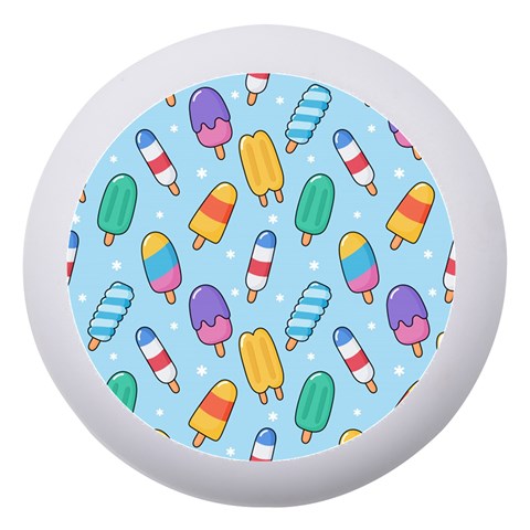 Cute Kawaii Ice Cream Seamless Pattern Dento Box with Mirror from ArtsNow.com Front