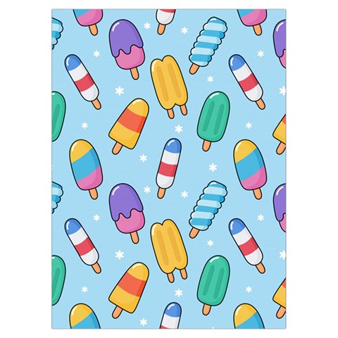Cute Kawaii Ice Cream Seamless Pattern Playing Cards Single Design (Rectangle) with Custom Box from ArtsNow.com Card