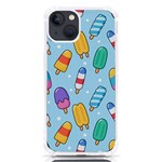 Cute Kawaii Ice Cream Seamless Pattern iPhone 13 TPU UV Print Case