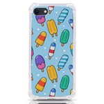 Cute Kawaii Ice Cream Seamless Pattern iPhone SE