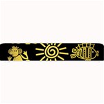 Maya Style Gold Linear Totem Icons Small Bar Mat