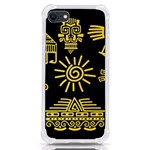 Maya Style Gold Linear Totem Icons iPhone SE