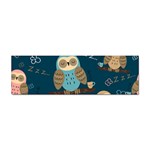 Seamless Pattern Owls Dreaming Sticker Bumper (10 pack)