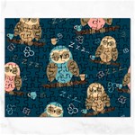 Seamless Pattern Owls Dreaming Rectangular Jigsaw Puzzl