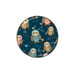 Seamless Pattern Owls Dreaming Hat Clip Ball Marker (10 pack)