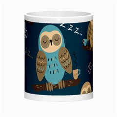 Seamless Pattern Owls Dreaming Morph Mug from ArtsNow.com Center