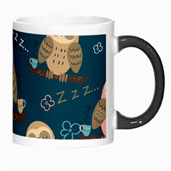 Seamless Pattern Owls Dreaming Morph Mug from ArtsNow.com Right