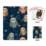 Seamless Pattern Owls Dreaming Playing Cards Single Design (Rectangle)