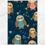 Seamless Pattern Owls Dreaming Canvas 12  x 18 