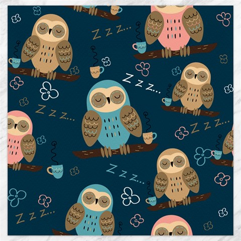 Seamless Pattern Owls Dreaming Canvas 20  x 20  from ArtsNow.com 19 x19.27  Canvas - 1