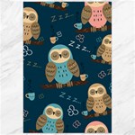 Seamless Pattern Owls Dreaming Canvas 24  x 36 