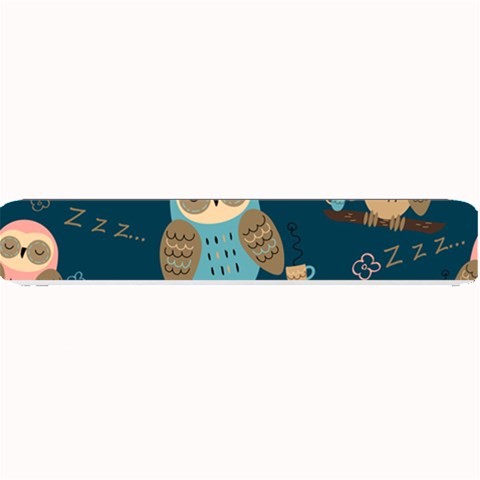 Seamless Pattern Owls Dreaming Small Bar Mat from ArtsNow.com 24 x4  Bar Mat