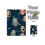 Seamless Pattern Owls Dreaming Playing Cards 54 Designs (Mini)