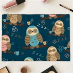 Seamless Pattern Owls Dreaming Cosmetic Bag (XXL)