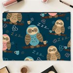 Seamless Pattern Owls Dreaming Cosmetic Bag (XXXL)