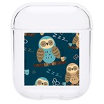 Seamless Pattern Owls Dreaming Hard PC AirPods 1/2 Case