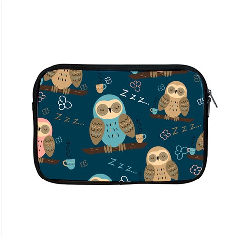 Seamless Pattern Owls Dreaming Apple MacBook Pro 15  Zipper Case from ArtsNow.com Front