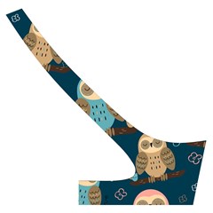 Seamless Pattern Owls Dreaming Cross Back Hipster Bikini Set from ArtsNow.com Back Right